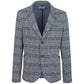 Fred Mello Chic Cotton Blend Checked Jacket