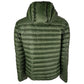 Centogrammi Sumptuous Green Nylon Down Jacket