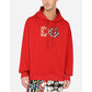 Dolce & Gabbana Elegant Crimson Cotton Sweatshirt