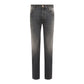 Jacob Cohen Sleek Gray Stretch Cotton Regular Fit Jeans