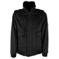 Made in Italy Elegant Virgin Wool Men's Bomber with Fur Collar