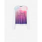 Love Moschino Chic Fogged Glass Effect Logo Sweatshirt