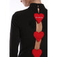 Love Moschino Black Cotton Women Dress