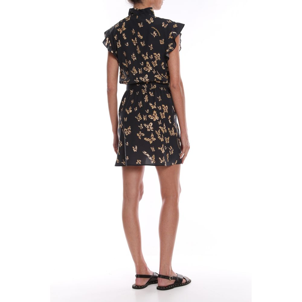 Love Moschino Chic Butterfly Motif Short-Sleeved Dress