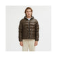 Centogrammi Reversible Hooded Jacket in Dove Grey and Brown