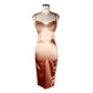 Elisabetta Franchi Chic Lace Detail Nightgown Dress in Pink