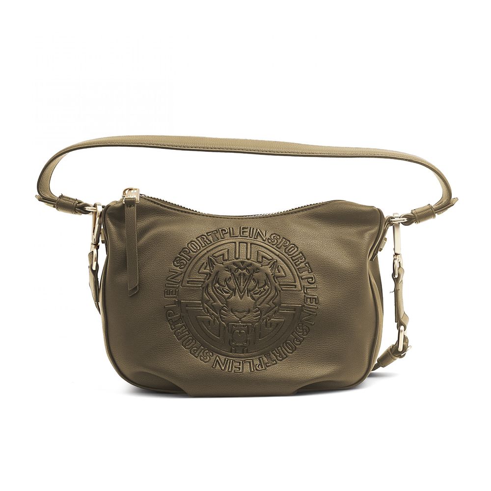 Plein Sport Army Green Chic Shoulder Bag