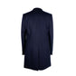 Made in Italy Elegant Blue Virgin Wool Coat