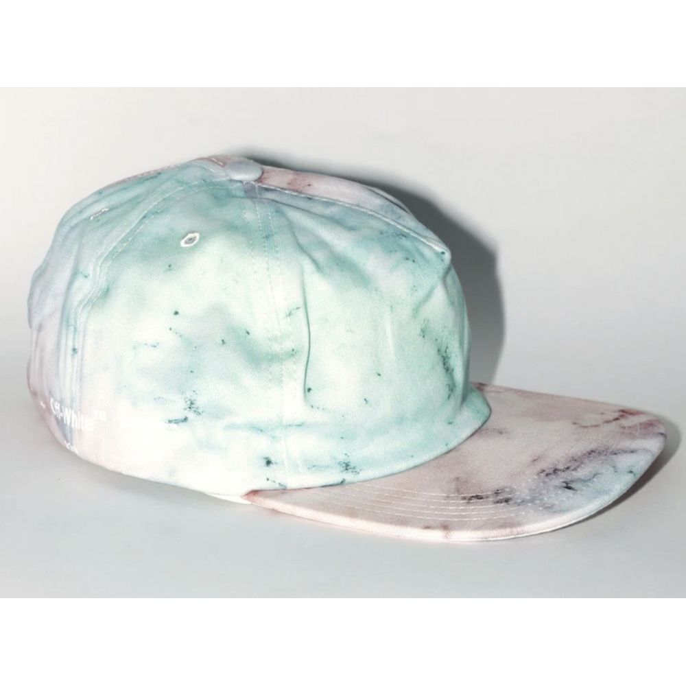 Off-White Elegant Multicolor Shade Cotton Cap