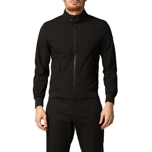 Refrigiwear Elegant Black Elasticized Jacket