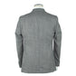 Emilio Romanelli Elegant Gray Slim Wool-Linen Blend Blazer