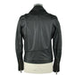 Emilio Romanelli Sleek Black Leather Jacket for Men