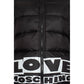 Love Moschino Chic Nylon Down Jacket with Bold Logo