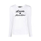 Chic Logo Cotton Tee by Love Moschino