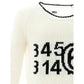 MM6 Maison Margiela Elegant White Cotton Sweater for Men