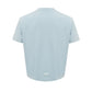 Armani Exchange Light Blue Cotton Tee for the Modern Man