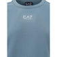 EA7 Emporio Armani Chic Blue Polyester Sweater by EA7