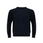 FERRANTE Elegant Blue Wool Sweater for Men