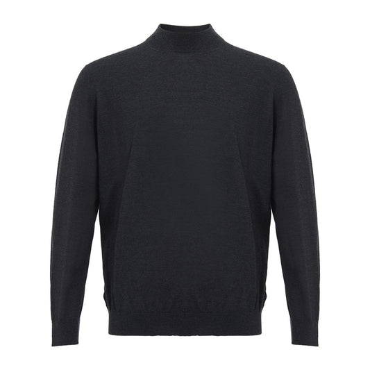 Colombo Elegant Gray Cashmere Sweater for Men