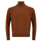 FERRANTE Elegant Brown Wool Sweater for Men