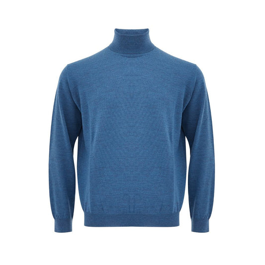 FERRANTE Turquoise Woolen Luxury Sweater