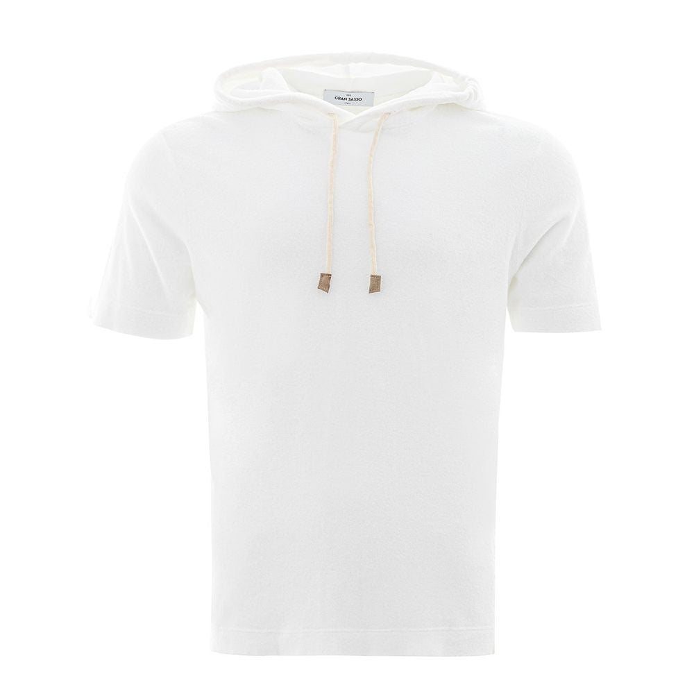 Gran Sasso Elegant Cotton White T-Shirt