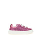 Casadei Chic Fuchsia Leather Sneakers