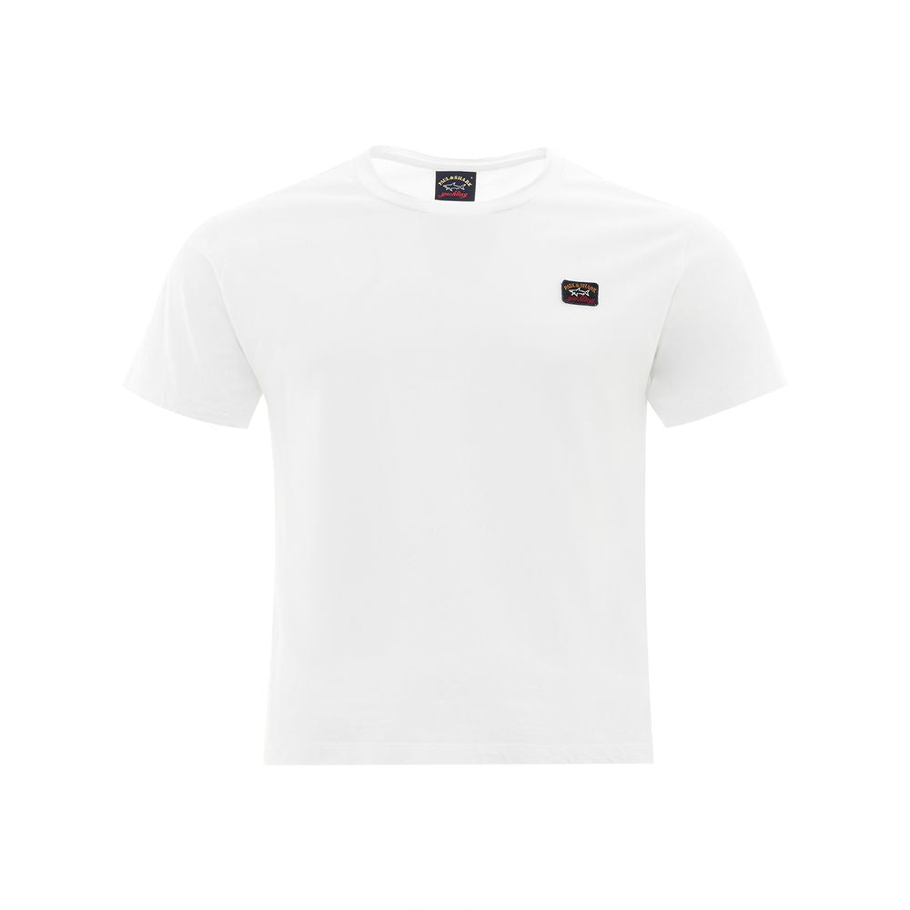 Paul & Shark Nautical Chic White Cotton Tee