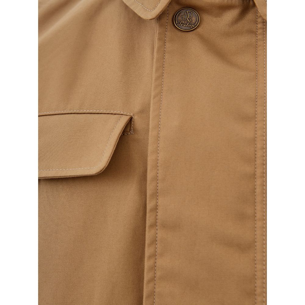 Sealup Elegant Cotton Brown Jacket for Men