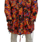 Dsquared² Multicolor Long Hooded Cargo Pocket Coat Jacket