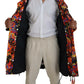 Dsquared² Multicolor Long Hooded Cargo Pocket Coat Jacket