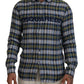 Dsquared² Multicolor Checkered Casual Men Long Sleeves Shirt