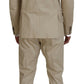 Dsquared² Beige Cotton Single Breasted 2 Piece CIPRO Suit