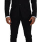 Dsquared² Black Wool Single Breasted 2 Piece LONDON Suit