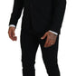 Dsquared² Black Wool Single Breasted 2 Piece LONDON Suit