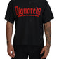 Dsquared² Black Cotton Short Sleeves Crewneck T-shirt