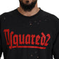 Dsquared² Black Cotton Short Sleeves Crewneck T-shirt