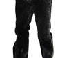 Dsquared² Gray Cotton Corduroy Straight Fit Men Denim Jeans