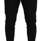 Dsquared² Black Wool Tapered Slim Fit Men Pants