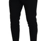 Dsquared² Black Wool Tapered Slim Fit Men Pants