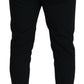 Dsquared² Black Wool Tapered Slim Fit Men Pants