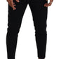 Dsquared² Black Wool Tapered Slim Fit Men Pants