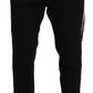 Dsquared² Back White Lined Side Wool Tapered Pants