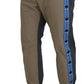 Dsquared² Cotton Brown Gray Two Tone Men Casual Pants