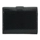 Jimmy Choo Black Leather Card Holder Wallet