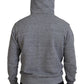 Dsquared² Gray Cotton Hooded Logo Print Men Pullover Sweater