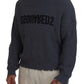 Dsquared² Gray Men Tattered Knitted Pullover Sweater