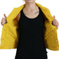 Dsquared² Yellow Collared Long Sleeves Denim Jacket