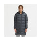 Centogrammi Luxurious Padded Hooded Jacket in Dark Grey