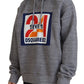 Dsquared² Gray Logo Print Cotton Hoodie Sweatshirt Sweater